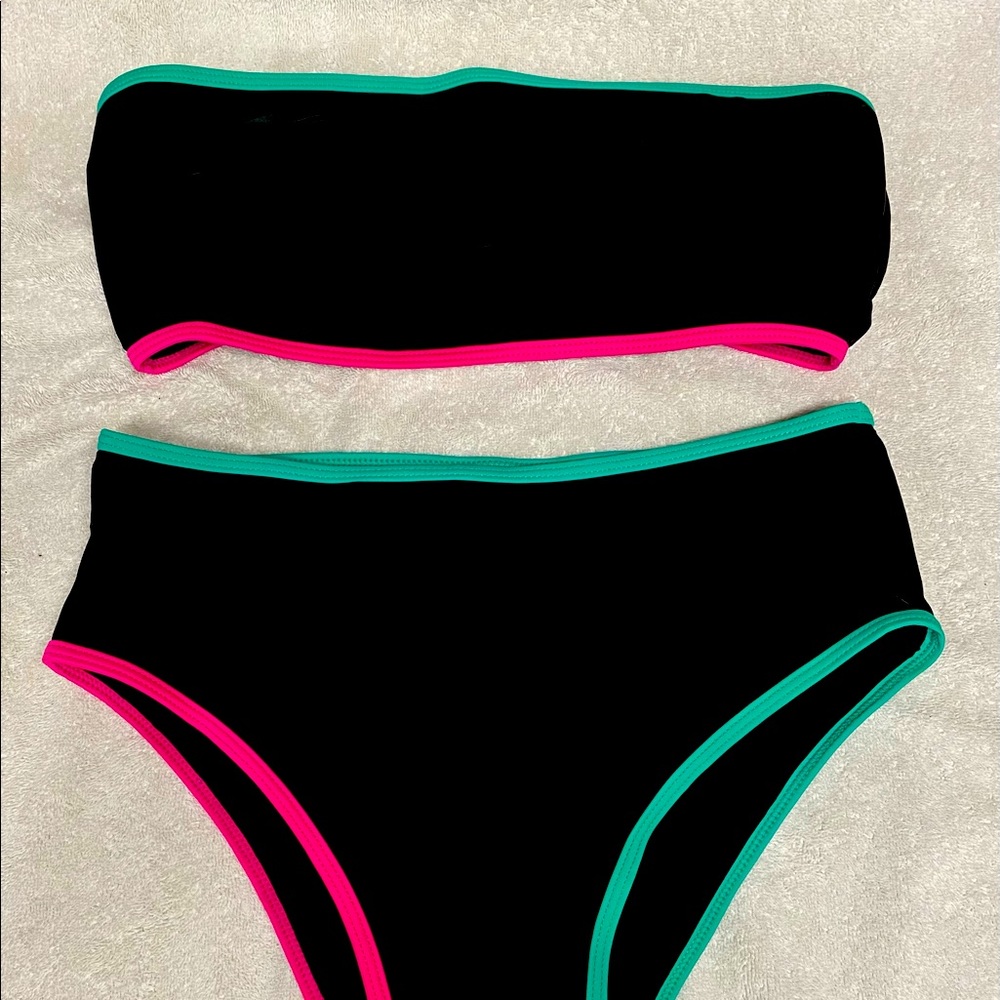 Never worn two piece bathing suit